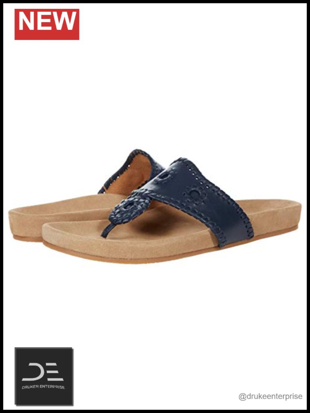 Jack Rogers Jacks Comfort Sandal Leather Slide Sandals